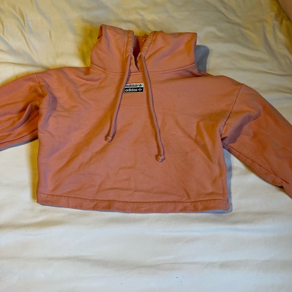 Adidas crop hoodie